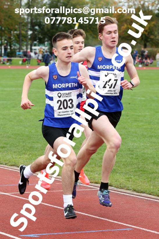 800 metres, NECAA Open Meeting, Morpeth, Sunday, October 18th. David T. Hewitson/Sports for All Pics